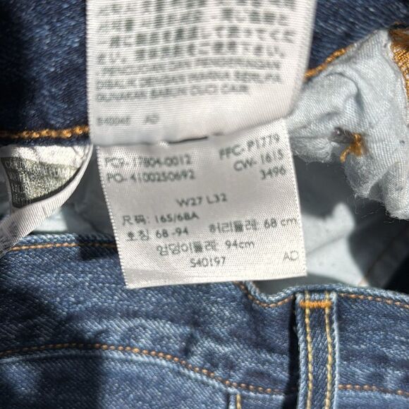 501 Levi’s Original Jeans 27 x  26 C45 - Picture 5 of 6